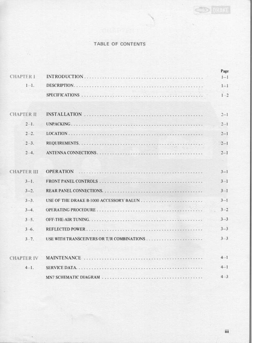 Manual Index